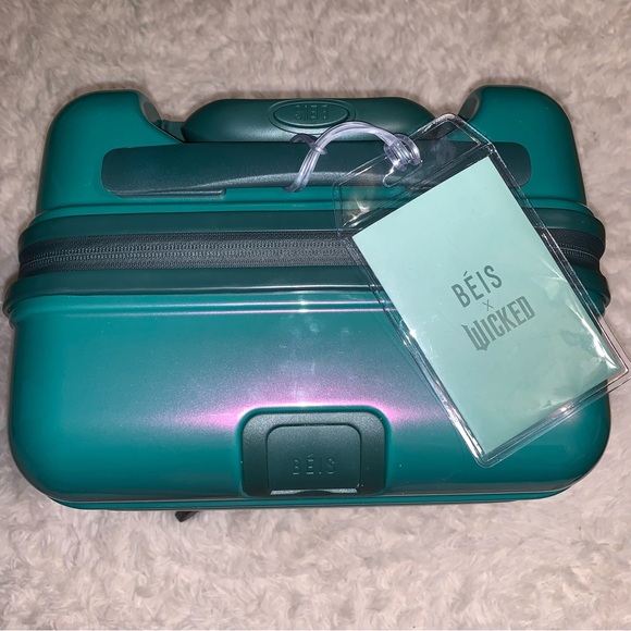 BÉIS The Small carry on roller in wicked green - Picture 8 of 9